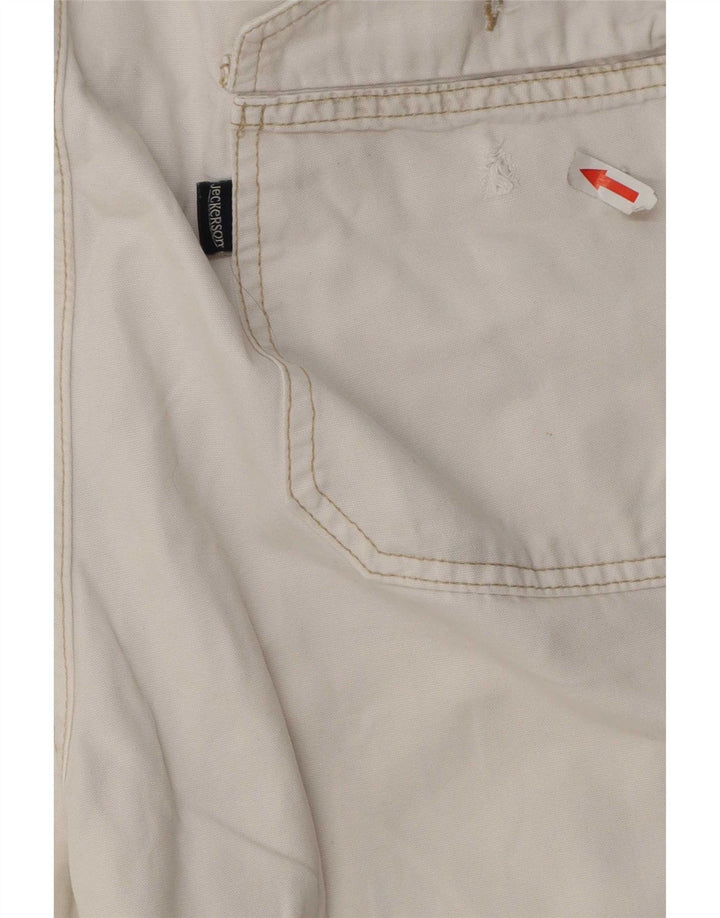 Jeckerson Herren Bermudashorts W36 Large Weiß