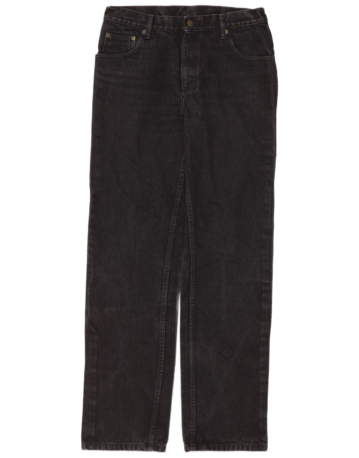 Wrangler Herren Hero Regular Straight Jeans W34 L34 Schwarze Baumwolle