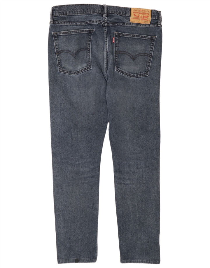 Levi's Herren Slim Jeans W34 L30 Marineblaue Baumwolle