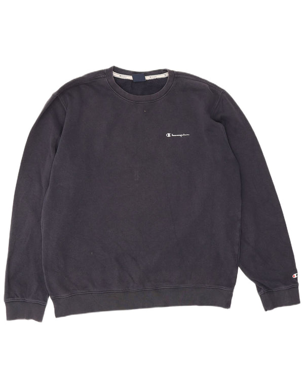 Champion Herren Sweatshirt Pullover XL Marineblau Baumwolle