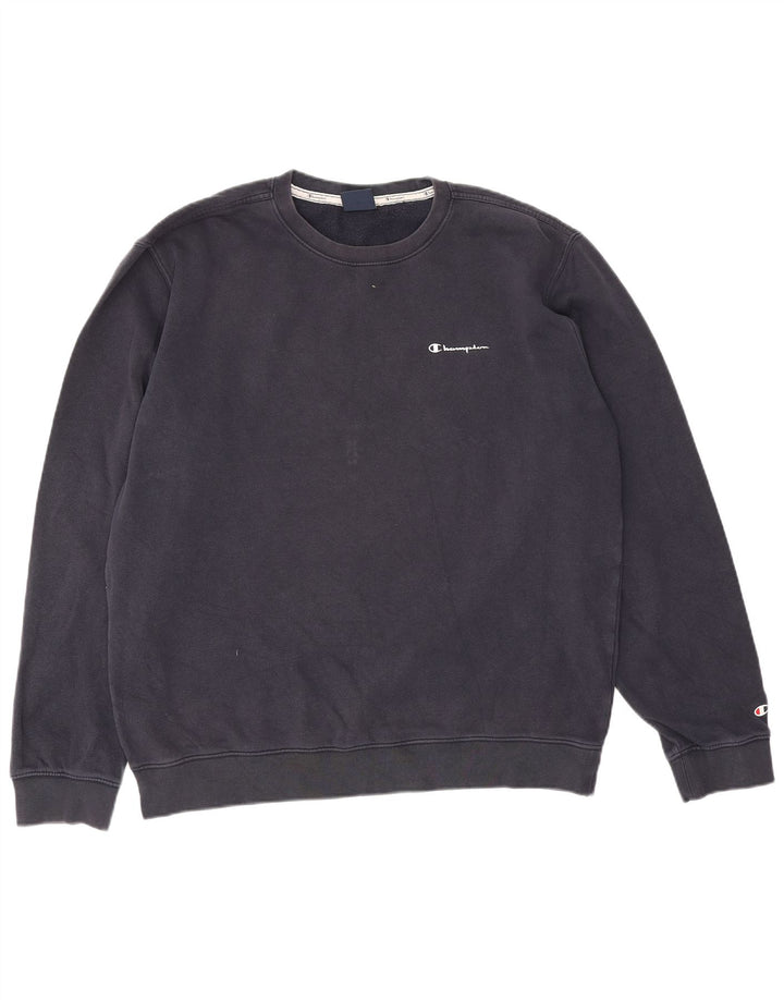 Champion Herren Sweatshirt Pullover XL Marineblau Baumwolle