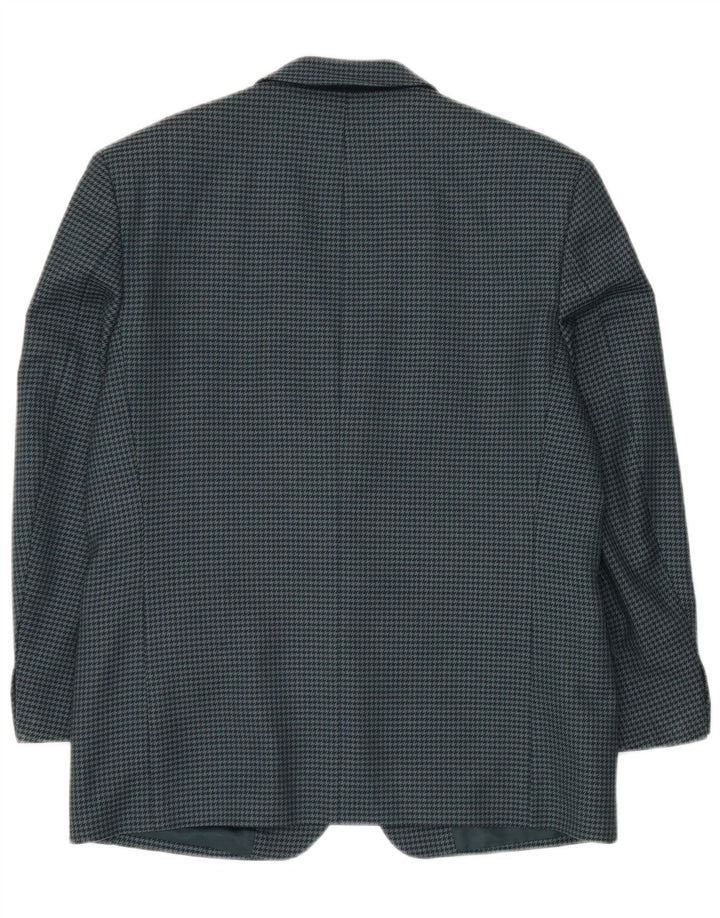 Douglas Herren-Blazer mit 2 Knöpfen, IT 50, groß, grüner Hahnentrittmuster