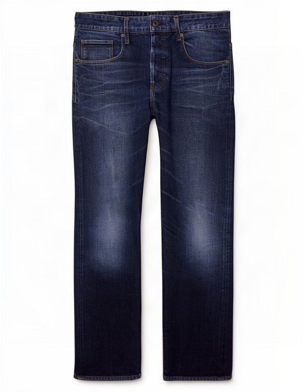 G-Star Mens Straight Jeans W36 L29 Navy Blue Cotton