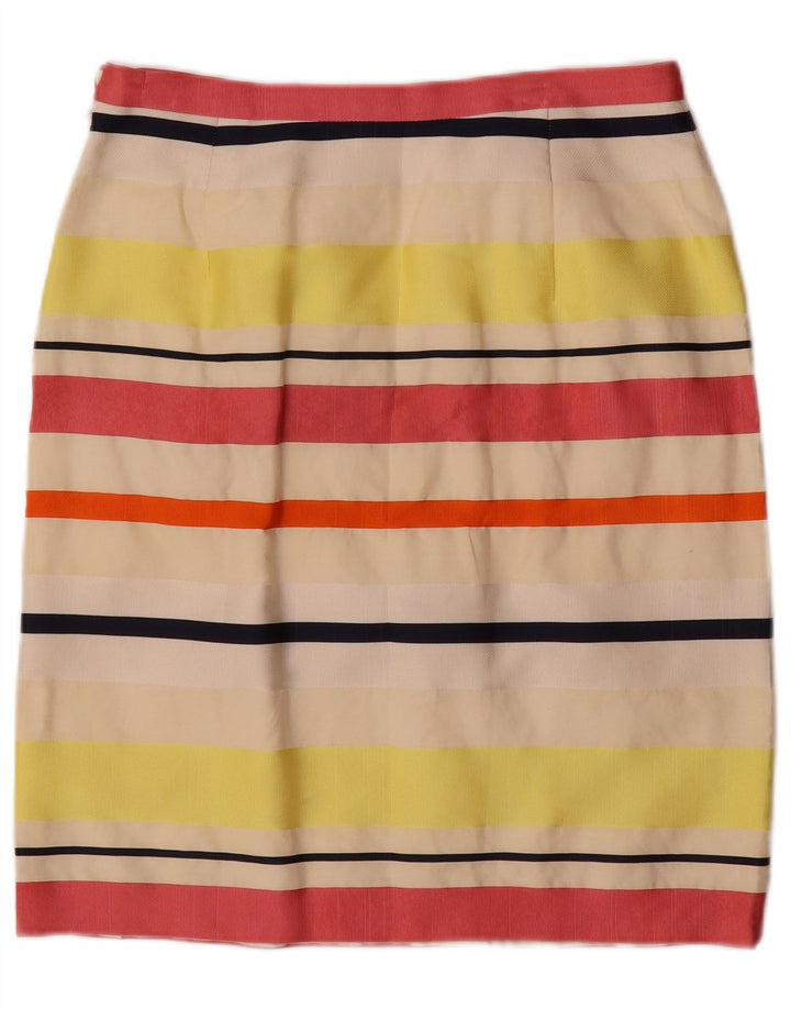 MAX MARA Damen Wochenend-Bleistiftrock UK 10 Small W28 Mehrfarbig