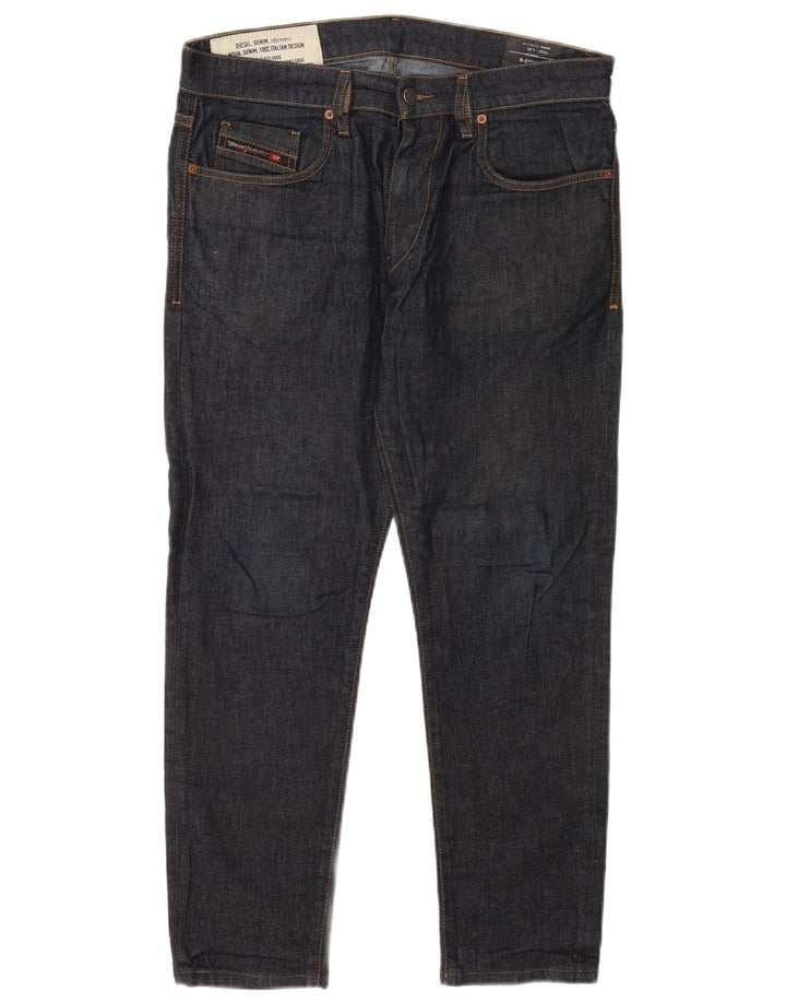 Diesel Herren D-Strukt Slim Jeans W32 L27 Marineblaues Lyocell
