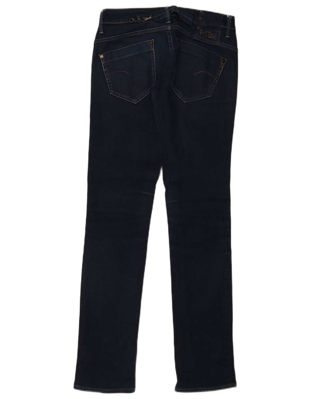 G-Star Damen Straight Jeans W30 L36 Marineblaue Baumwolle