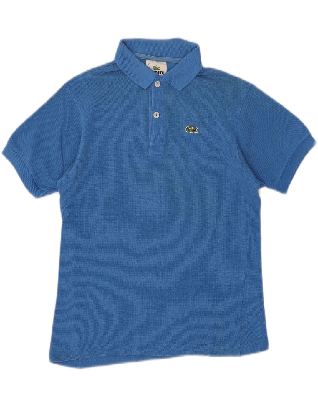 Lacoste Jungen-Poloshirt, 11–12 Jahre, blaue Baumwolle