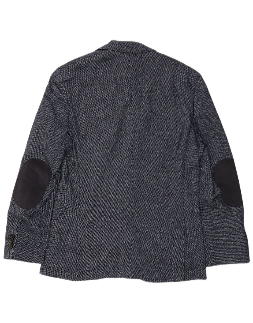 HUGO BOSS Herren 2-Knopf-Blazerjacke EU 46 Kleine marineblaue Wolle