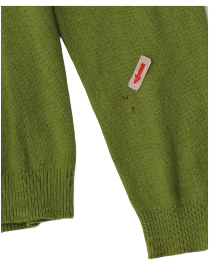 Boden Damen-Cardigan-Pullover UK 14 Mittelgrüne Baumwolle