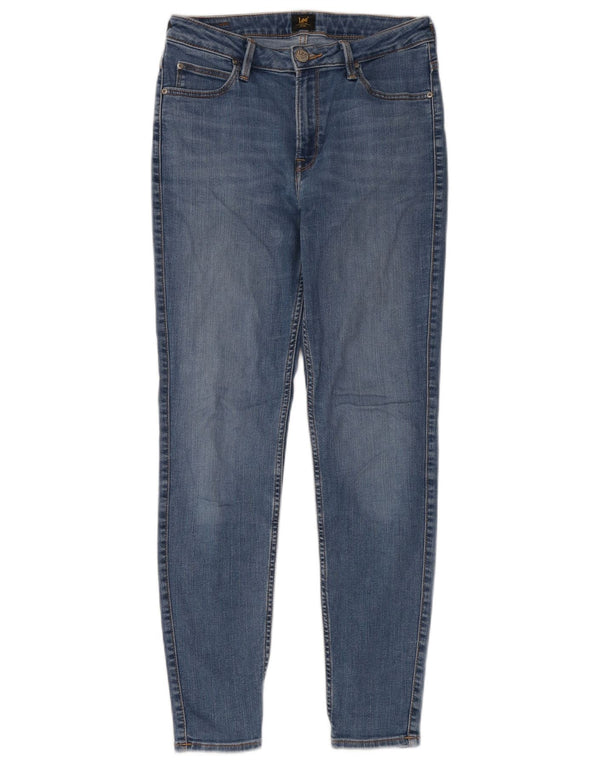 Lee Damen Scarlett High Skinny Jeans W30 L31 Blaue Baumwolle