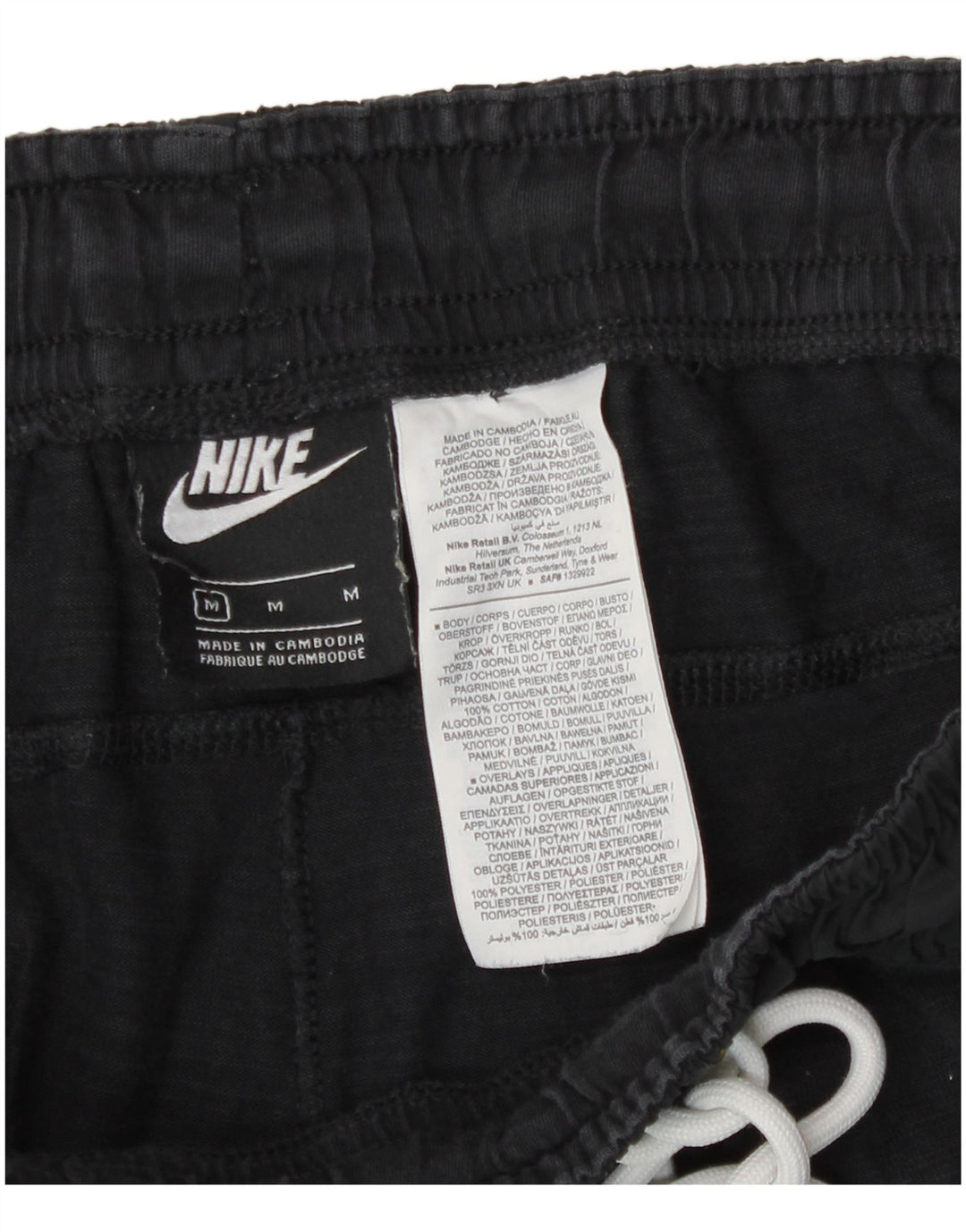 Nike Herren-Trainingshose, Jogginghose, Baumwolle, mittelblau, Marineblau