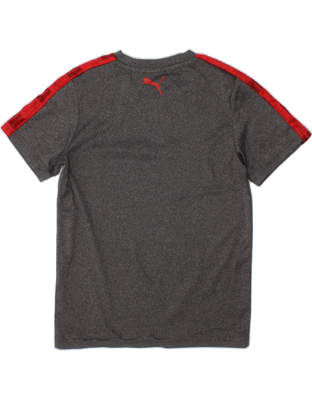 PUMA Boys Graphic T-Shirt Top 5-6 Years XS Grey Flecked Polyester Vintage Puma and Second-Hand Puma from Messina Hembry 