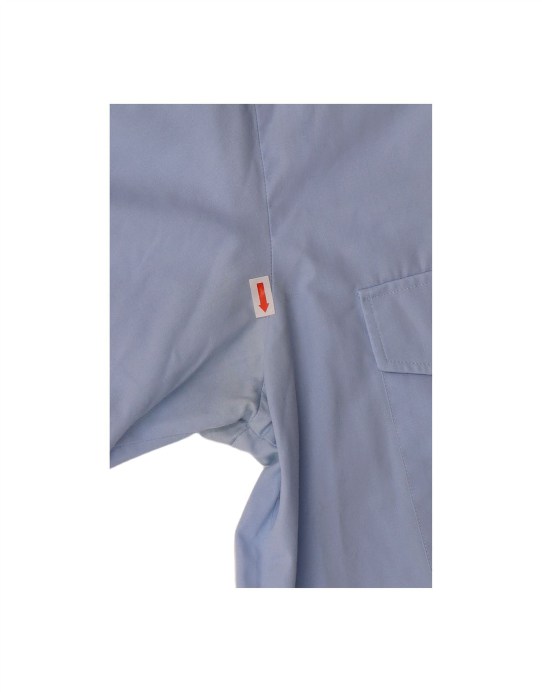 IMPERIAL Mens Short Sleeve Shirt Size 41/42 Large Blue Cotton