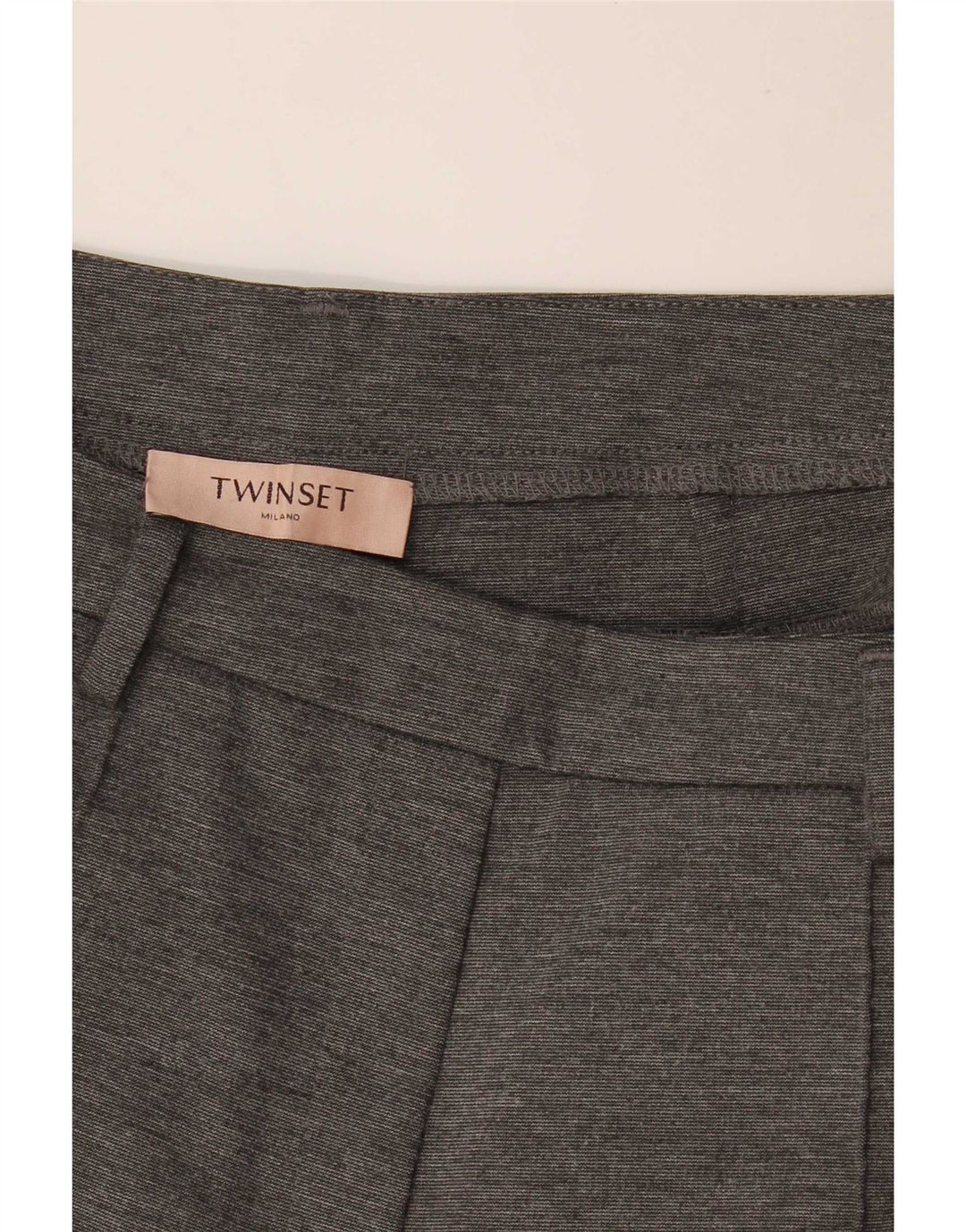 Twinset Damen Caprihose W32 L22 Grau