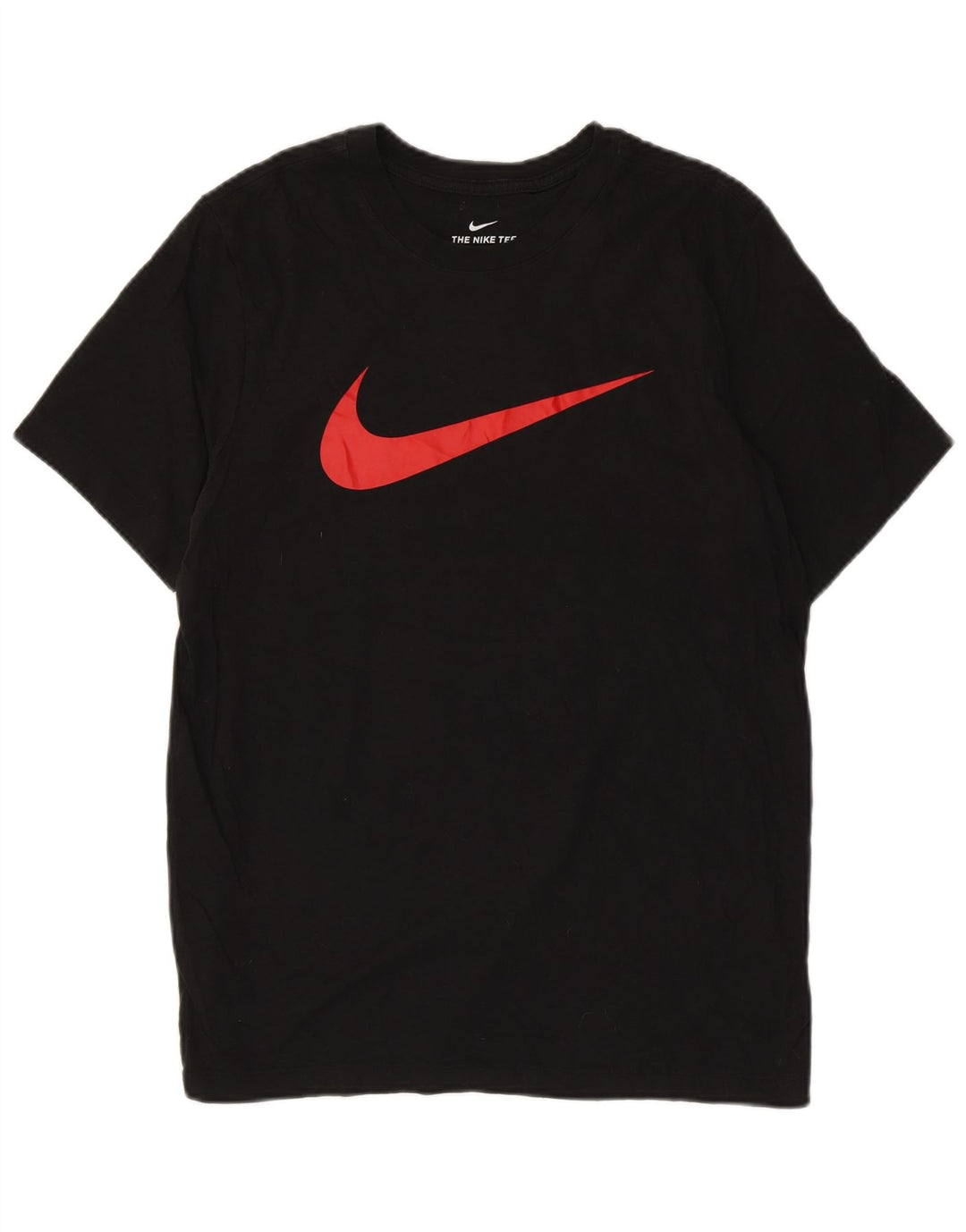 Nike Herren-T-Shirt mit Grafik, mittelgroß, schwarze Baumwolle