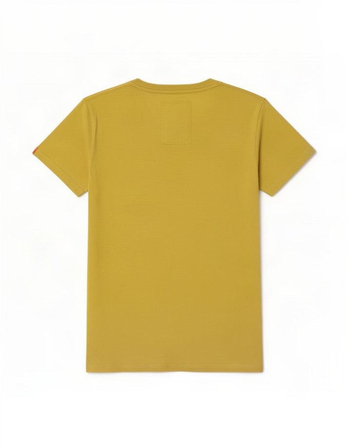 Superdry Herren T-Shirt mit Grafik, Größe S, Gelb