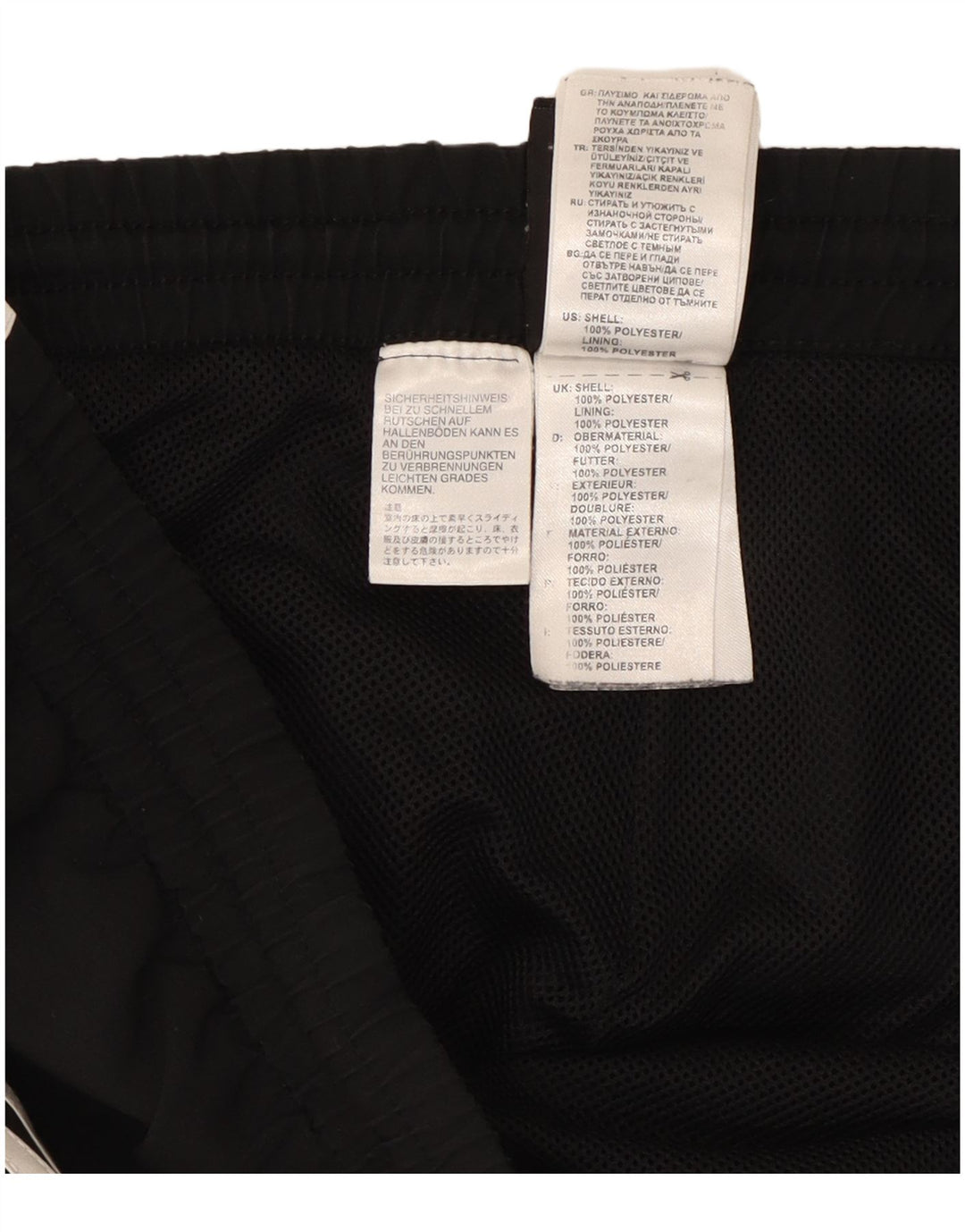 Adidas Herren Trainingshose Jogger UK 40/42 Medium Schwarz Polyester