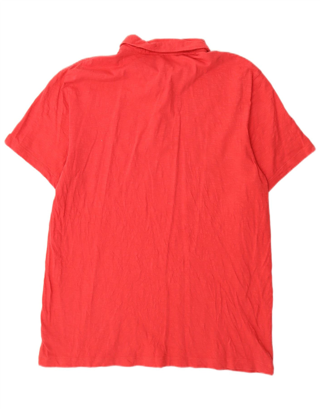 CALVIN KLEIN Herren Body Fit Poloshirt Große rote Karo-Baumwolle