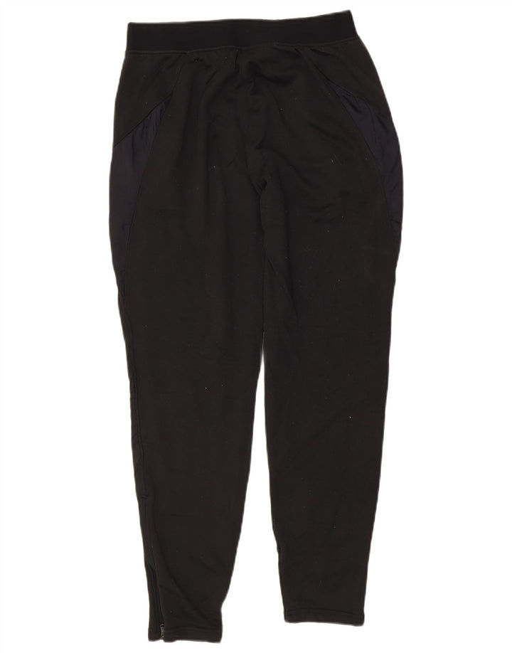 UNDER ARMOUR Mens Tracksuit Trousers Small  Black Polyester