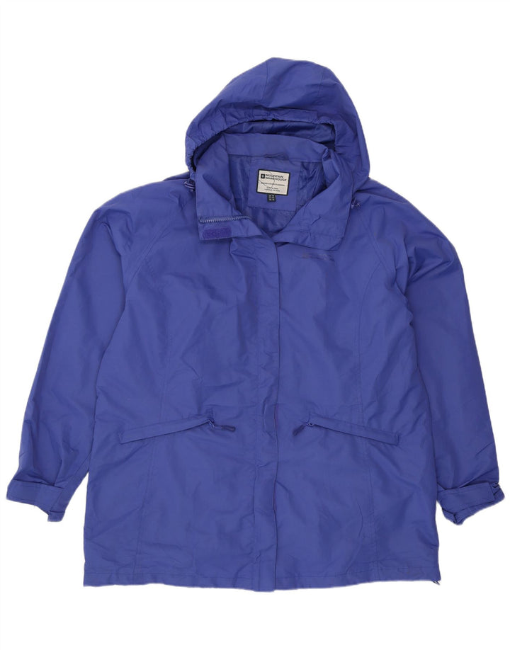 Mountain Warehouse Damen-Windbreakerjacke mit Kapuze, UK 18, XL, Blau, Polyester