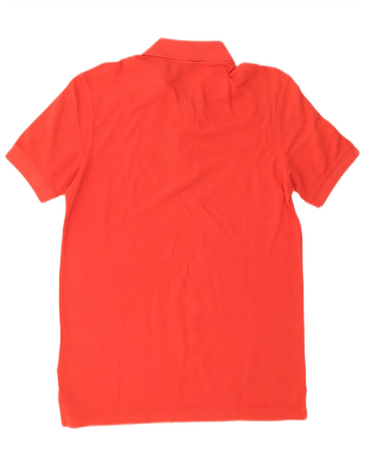 Benetton Herren-Poloshirt, klein, rote Baumwolle