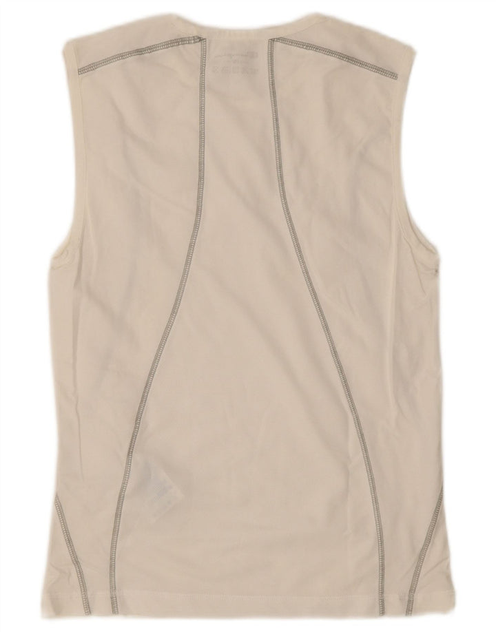 Champion Damen-Weste-Top, UK 14, Größe L, weiße Baumwolle