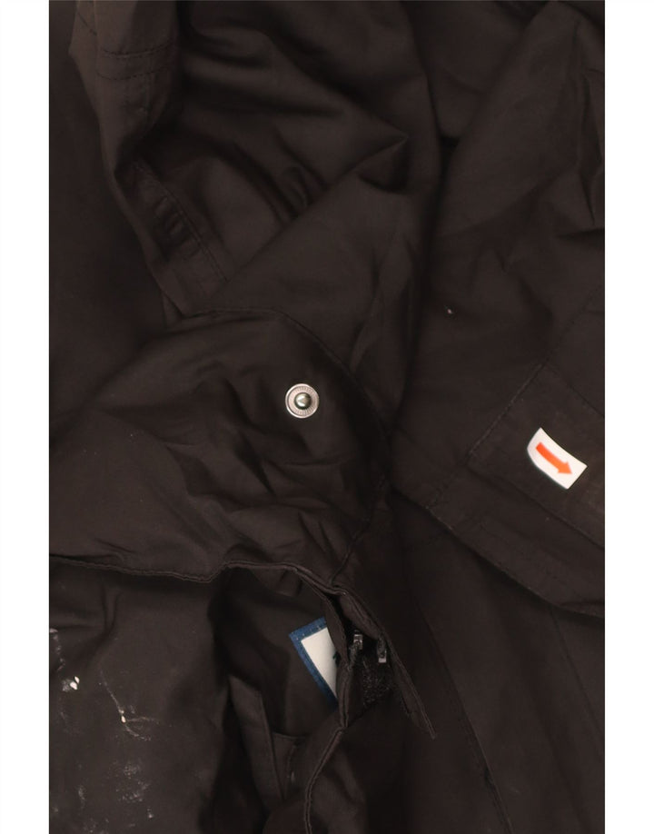 MOUNTAIN WAREHOUSE Mens Hooded Windbreaker Jacket UK 40 Large Black