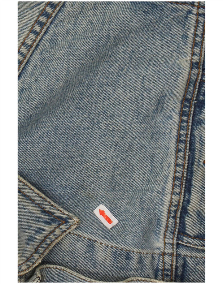 ONYX Damen Crop Denim Jacke UK 14 Mittelblaue Baumwolle