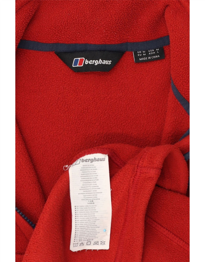 Berghaus Herren Fleecejacke UK 38 Mittelrotes Polyester