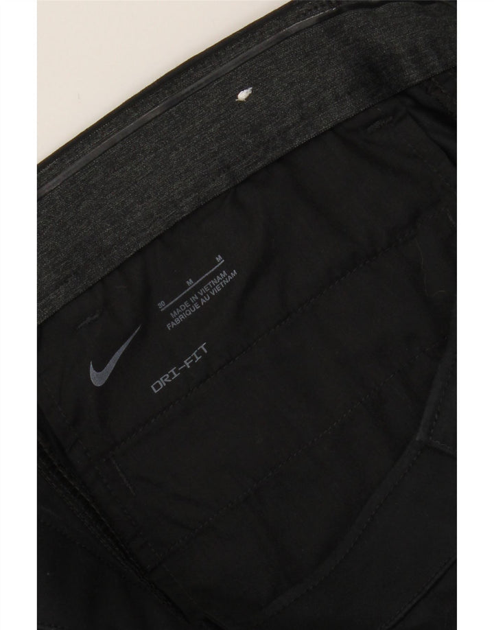NIKE Mens Dri Fit Chino Shorts W30 Medium  Black Cotton Vintage Nike and Second-Hand Nike from Messina Hembry 