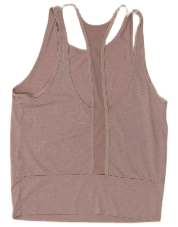 Nike Damen Dri Fit Weste Top UK 12 Mittelrosa