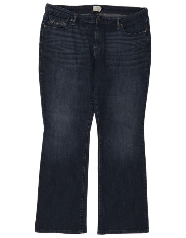 Levi's Damen Demi Curve Bootcut Jeans US 20 3XL W40 L30 Marineblaue Baumwolle