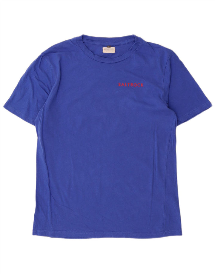 Saltrock Herren T-Shirt Top Large Blau Baumwolle