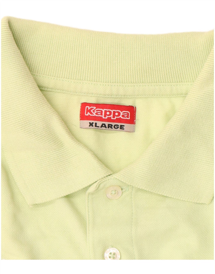 Kappa Herren Poloshirt XL Gelb Baumwolle