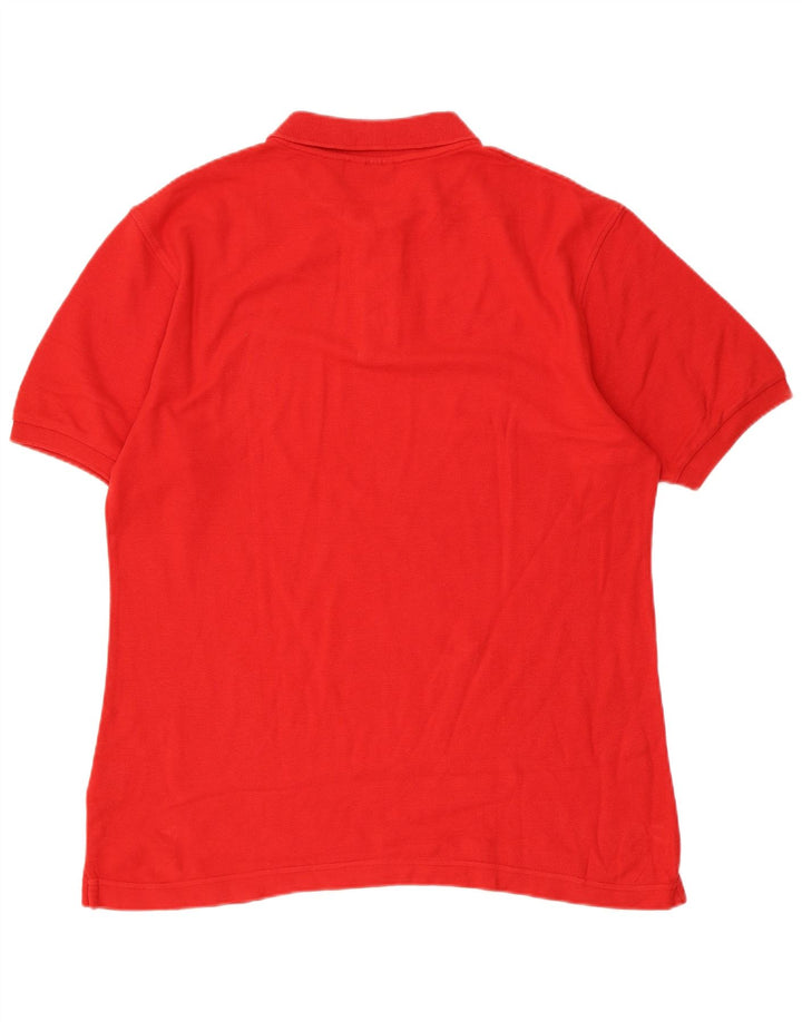 Fila Herren Poloshirt Große rote Baumwolle