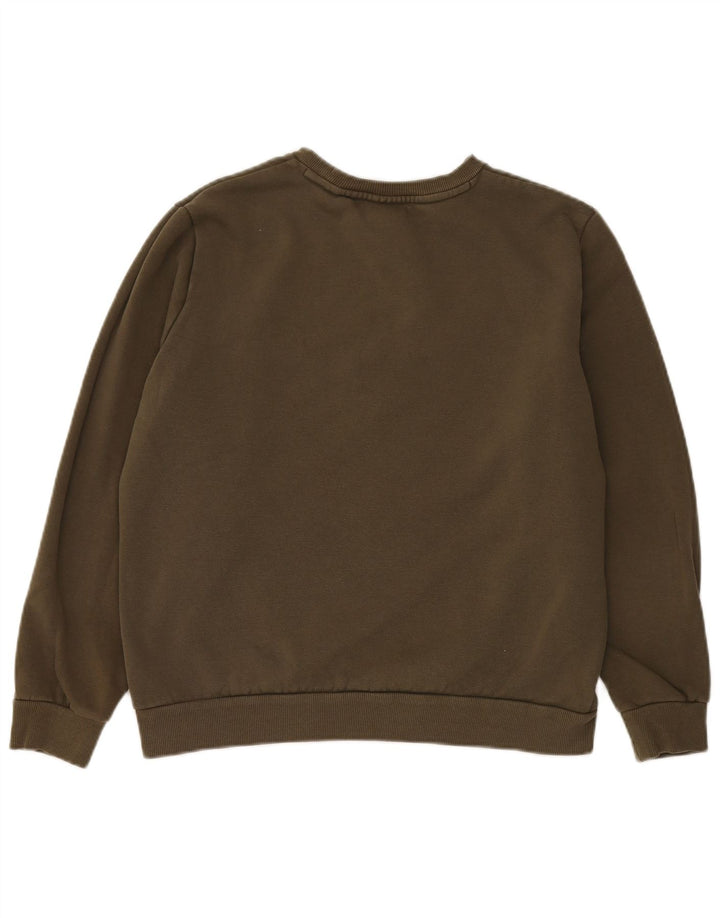 PUMA Herren Grafik-Sweatshirt, Pullover, groß, Khaki, Baumwolle