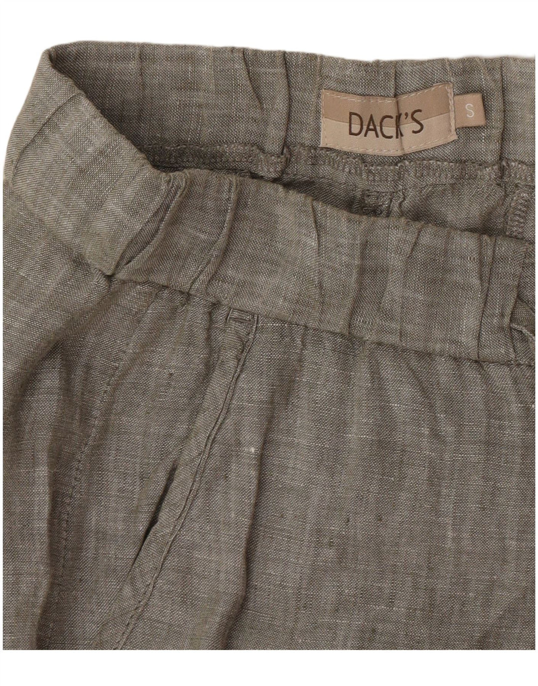 Gerade Chino-Hose für Damen von Dack's, Größe S, W27, L28, Khaki