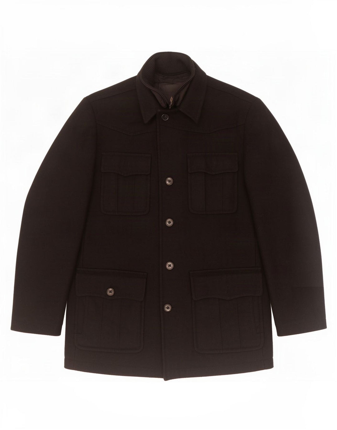 S.Oliver Herren Utility Jacke UK 42 XL Schwarze Wolle