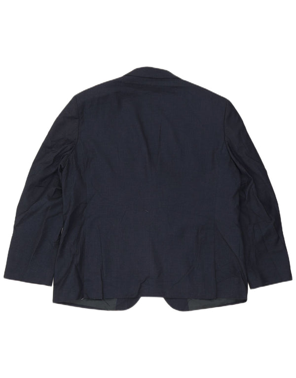 Marks & Spencer Herren-Blazer mit 2 Knöpfen, UK 46, XL, Marineblau, Polyester