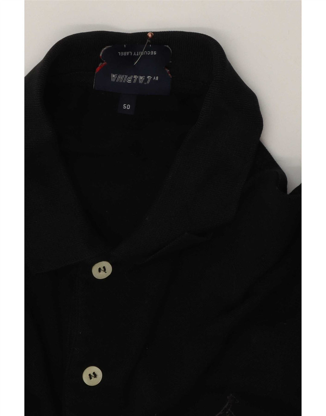 AUSTRALIAN L'ALPINA Herren Poloshirt IT 50 Medium Schwarz