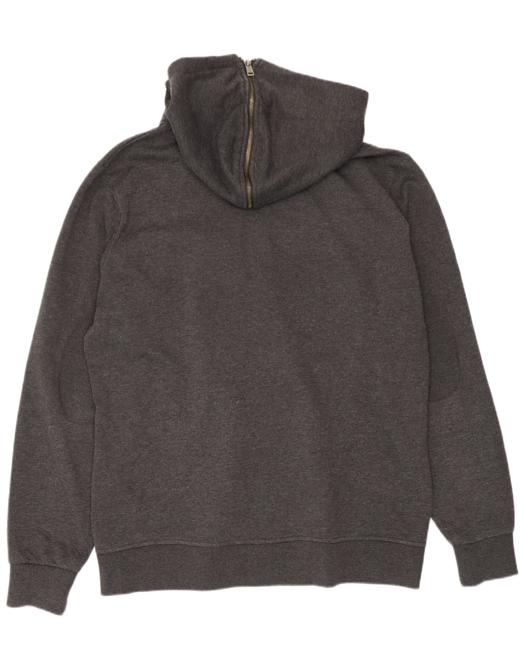 Guess Herren-Kapuzenpullover mit Reißverschluss, 2XL, Grau, Polyester