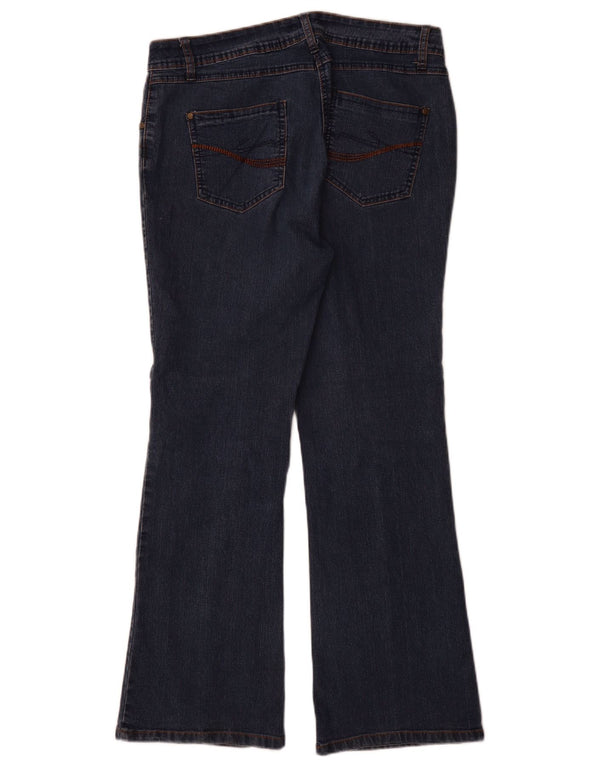M&Co Damen Bootcut Jeans UK 14 Large W32 L30 Blaue Baumwolle
