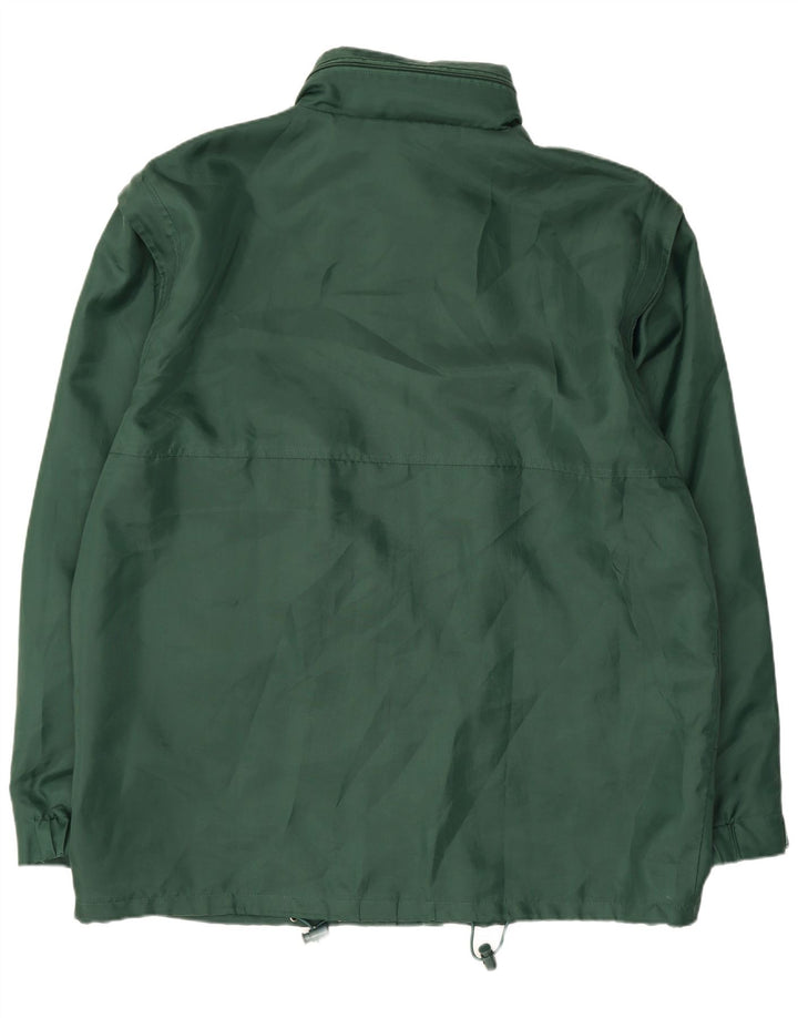 Spalding Herren-Regenjacke mit Kapuze, UK 42, XL, Grün, Polyamid