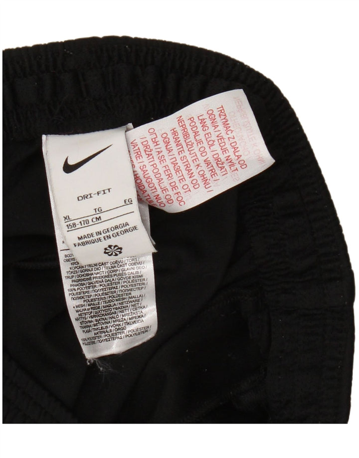 Nike Jungen-Trainingshose, 13–14 Jahre, XL, schwarzes Polyester