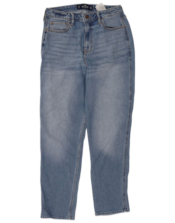 Hollister Damen Mom Jean High Rise Tapered Jeans US 11 Large W30 L25 Blau