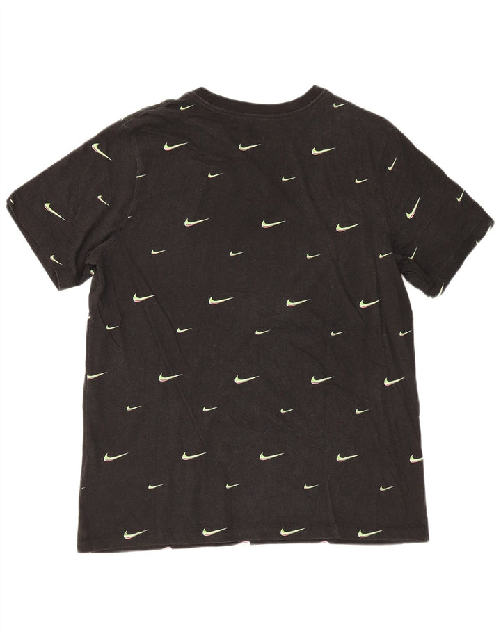 Nike Herren-T-Shirt mit Grafik, groß, aus schwarzer Baumwolle