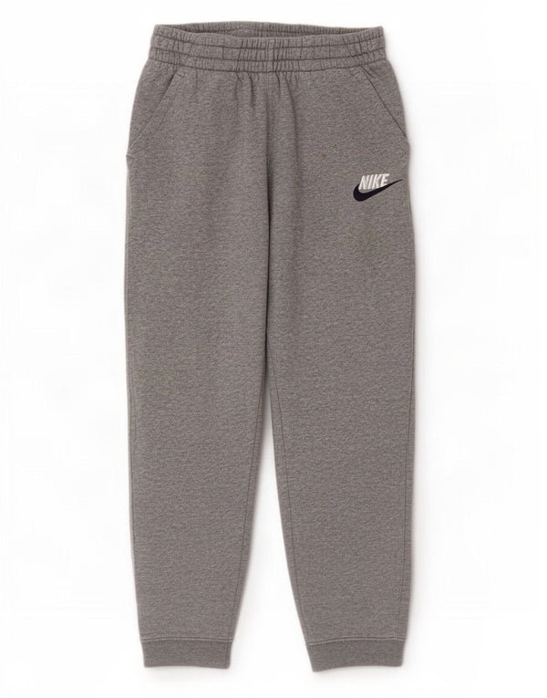 Nike Trainingshose für Jungen, Jogger, 12–13 Jahre, groß, grau gefleckte Baumwolle
