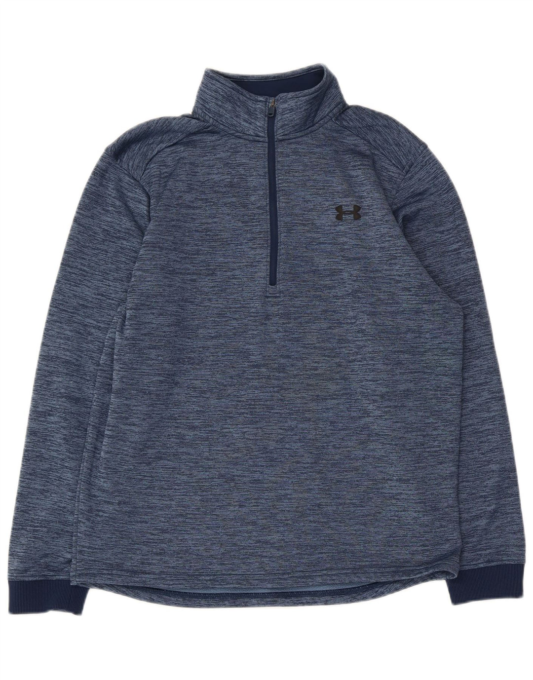 Under Armour Herren Cold Gear Sweatshirt-Pullover, mittelgroß, Marineblau gefleckt