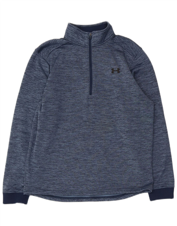 Under Armour Herren Cold Gear Sweatshirt-Pullover, mittelgroß, Marineblau gefleckt
