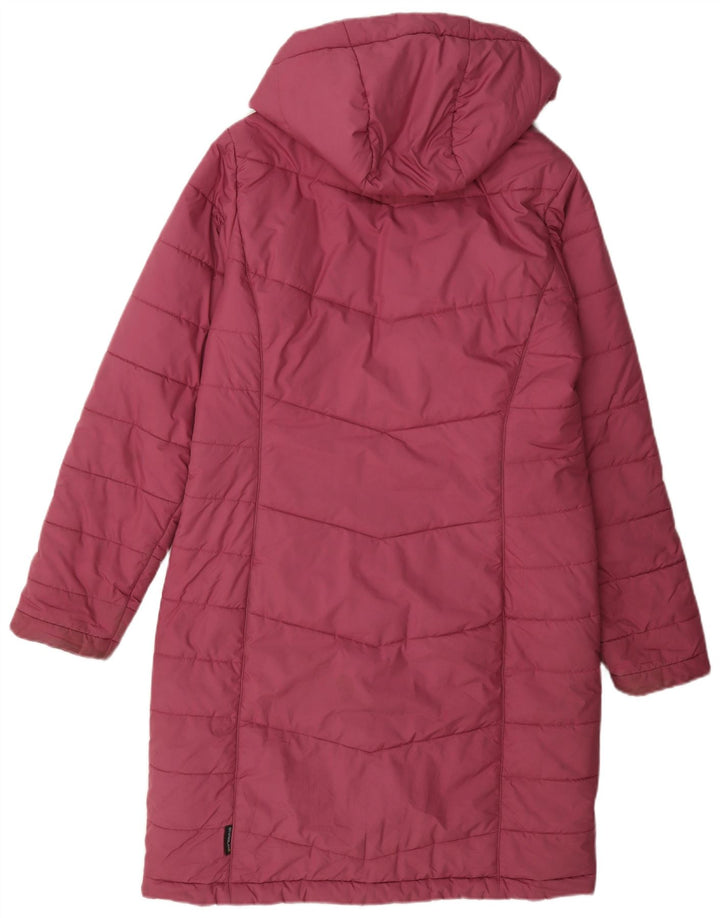 Mountain Warehouse Wattierter Damenmantel mit Kapuze, UK 8/10, Größe S, Rosa, Polyester